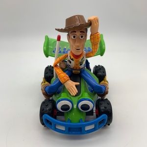 Disney Stores Toy Story Woody Riding on Toy Car RC Toy FOR DISPLAY